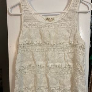 Pink Rose Women’s Lace Tank Top